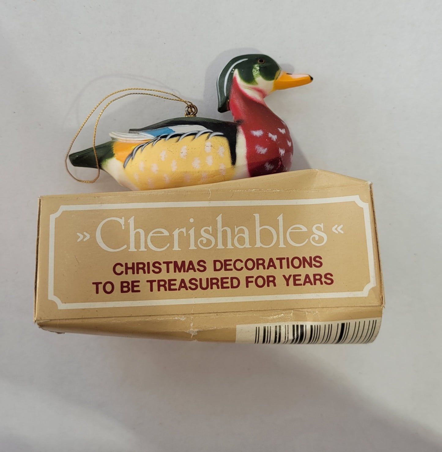Cherishables Wood Duck Ornament