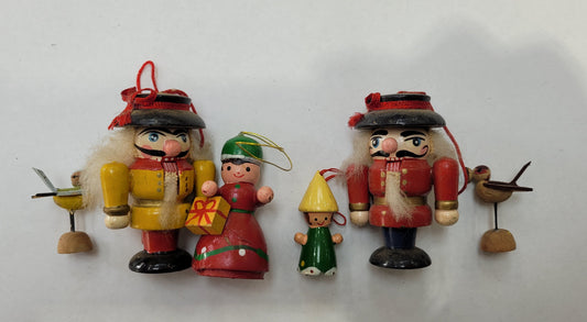Wooden Ornament Lot