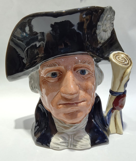 "George Washington" Royal Doulton Toby Jug Mug D6669