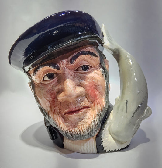 "Capt Ahab" Royal Doulton Toby Jug Mug D6500