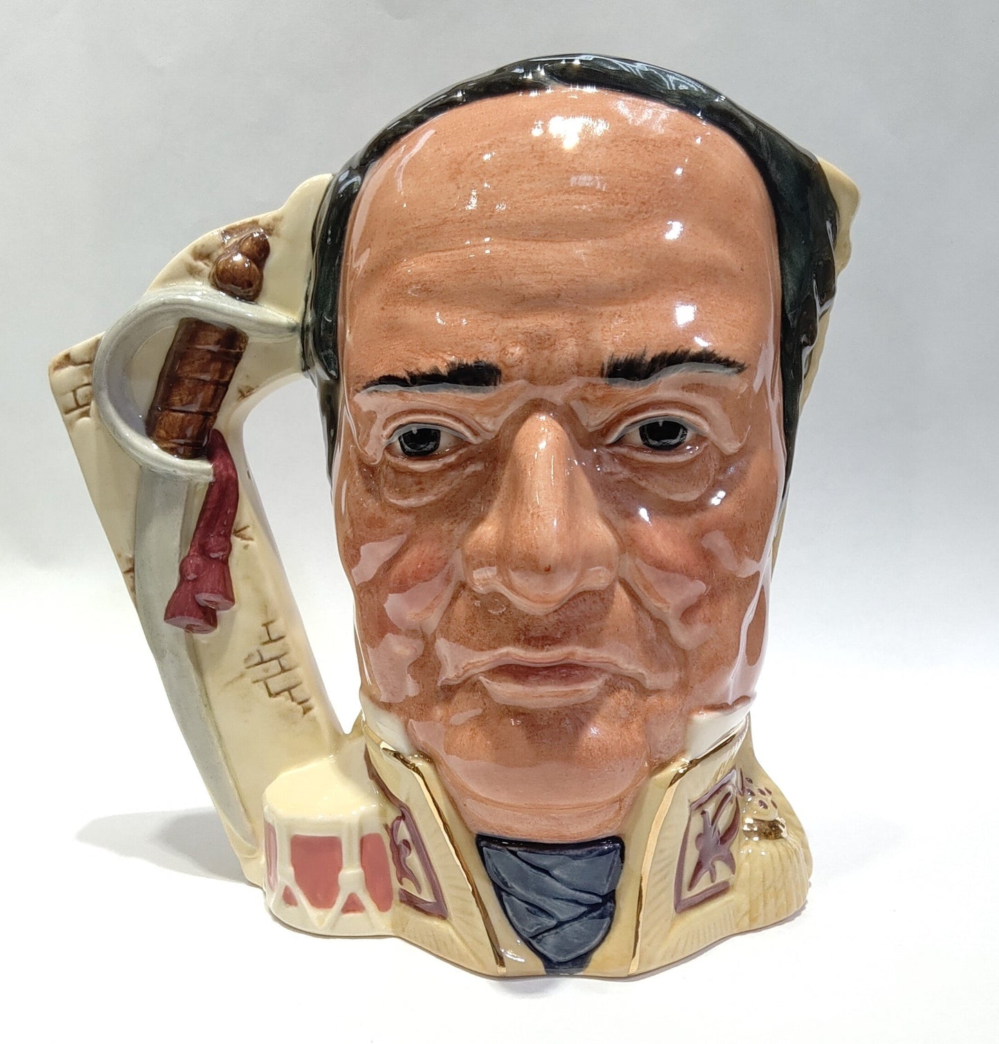 "The Battle of the Alamo" Royal Doulton Toby Jug Mug D6729