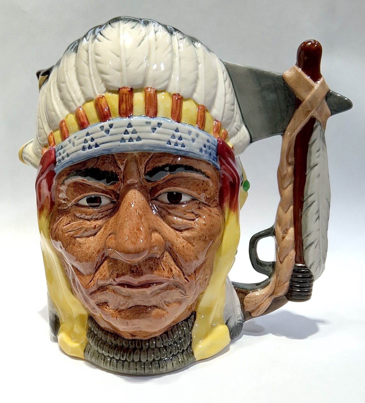 "The Battle of Little Big Horn" Royal Doulton Toby Jug Mug D6729