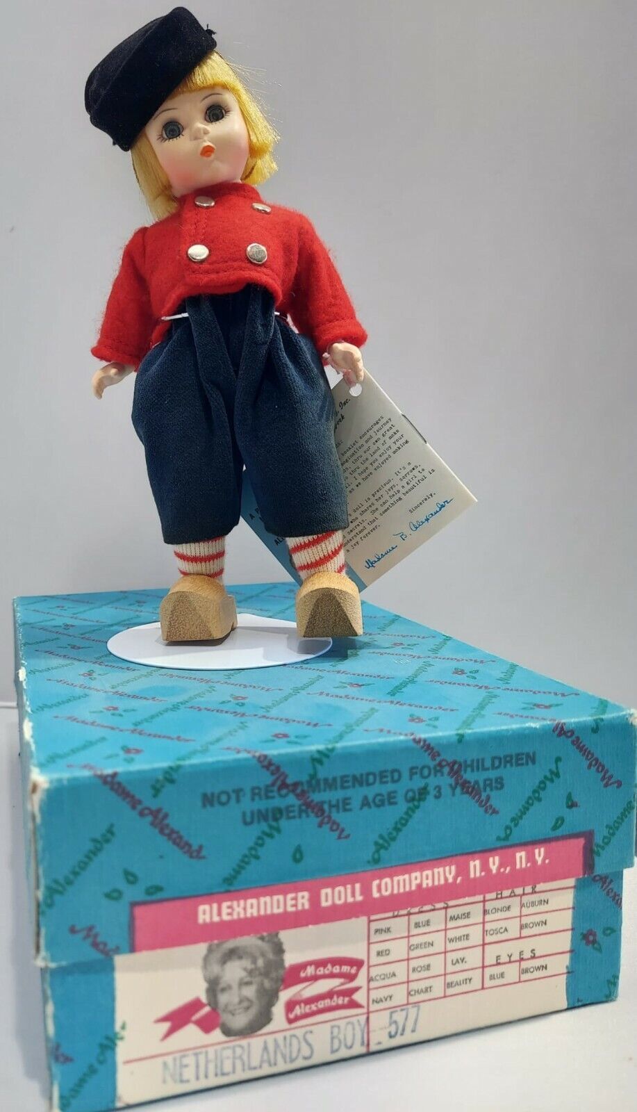 "Netherlands Boy" 577 Madame Alexander Doll