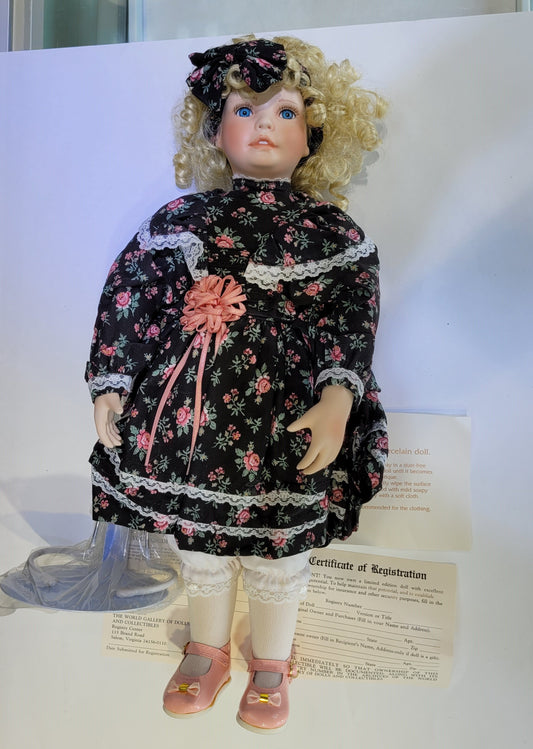"Erika" World Gallery Porcelain Doll