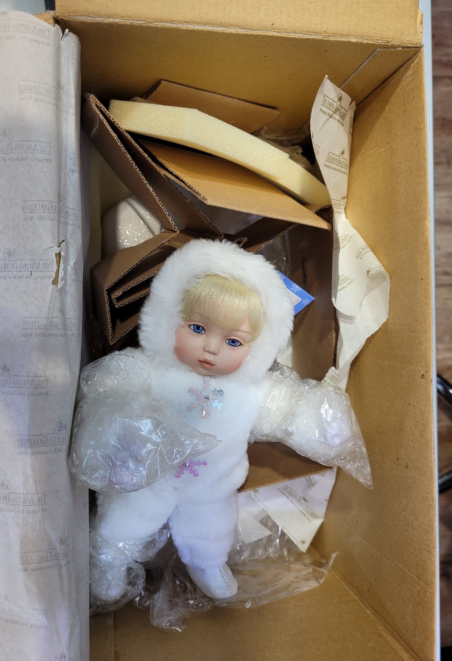 "Making Snowflakes" Ashton-Drake Porcelain Doll
