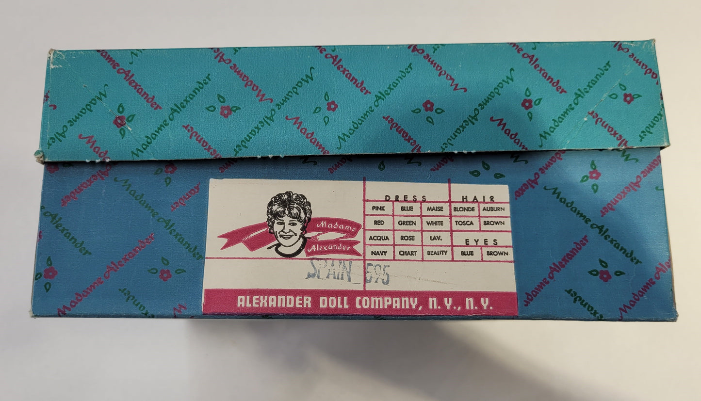 "Spain" 595 Madame Alexander Doll