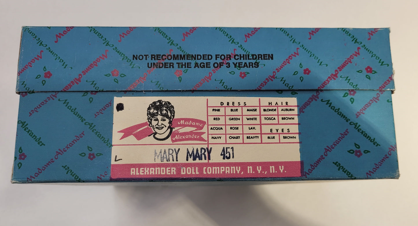 "Mary Mary" 451 Madame Alexander Doll