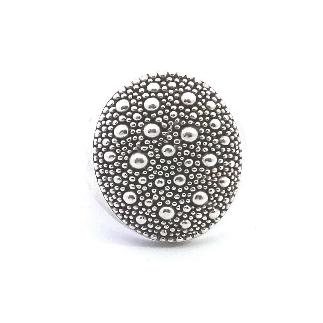Designer $140 Michael Dawkins Sterling Starry Night Ring
