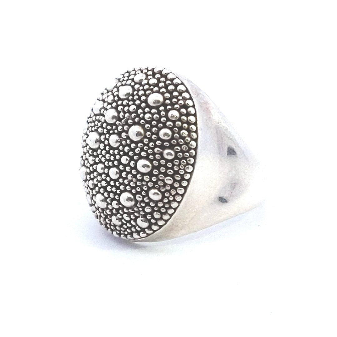 Designer $140 Michael Dawkins Sterling Starry Night Ring