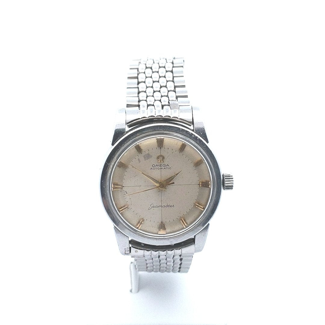 Estate $800 Stainless Steel Omega Seamaster Automatic Watch