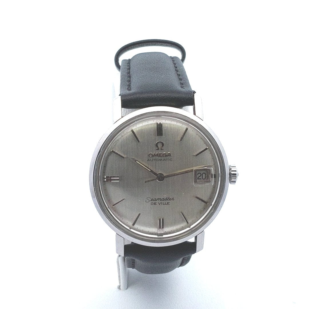Designer $1000 Stainless Steel Omega Seamaster DeVille Automatic Watch