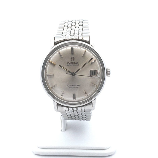 Vintage $1200 Stainless Steel Omega Seamaster De Ville Automatic Watch