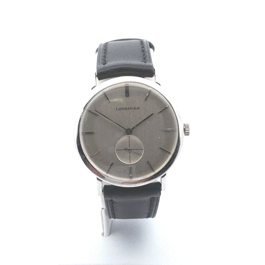 Vintage $700 14K White Gold Longines Manual Wind Watch