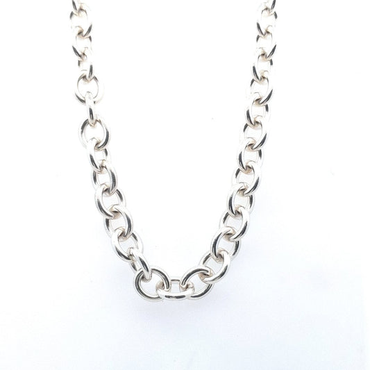 Designer $500 Tiffany & Co. Sterling Silver Heart Tag Toggle Necklace