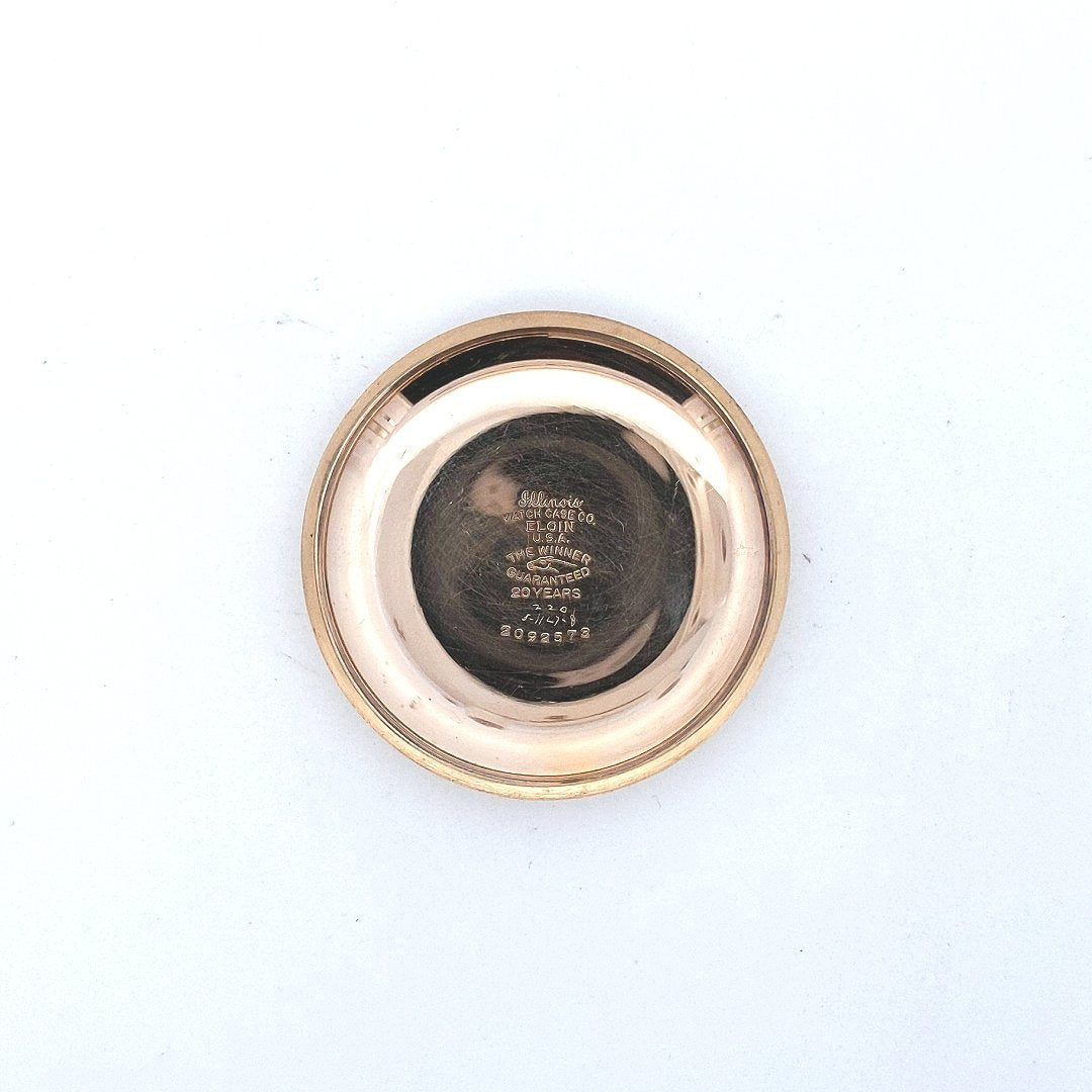 Estate $300 Hampden Watch Co Gold Filled John Hancock Pocket Watch