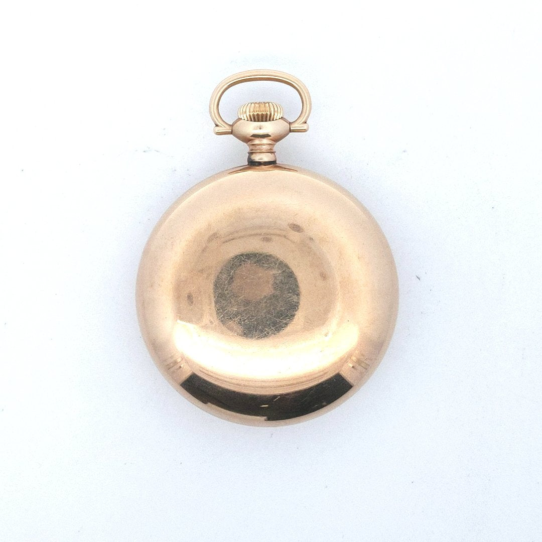 Estate $300 Hampden Watch Co Gold Filled John Hancock Pocket Watch