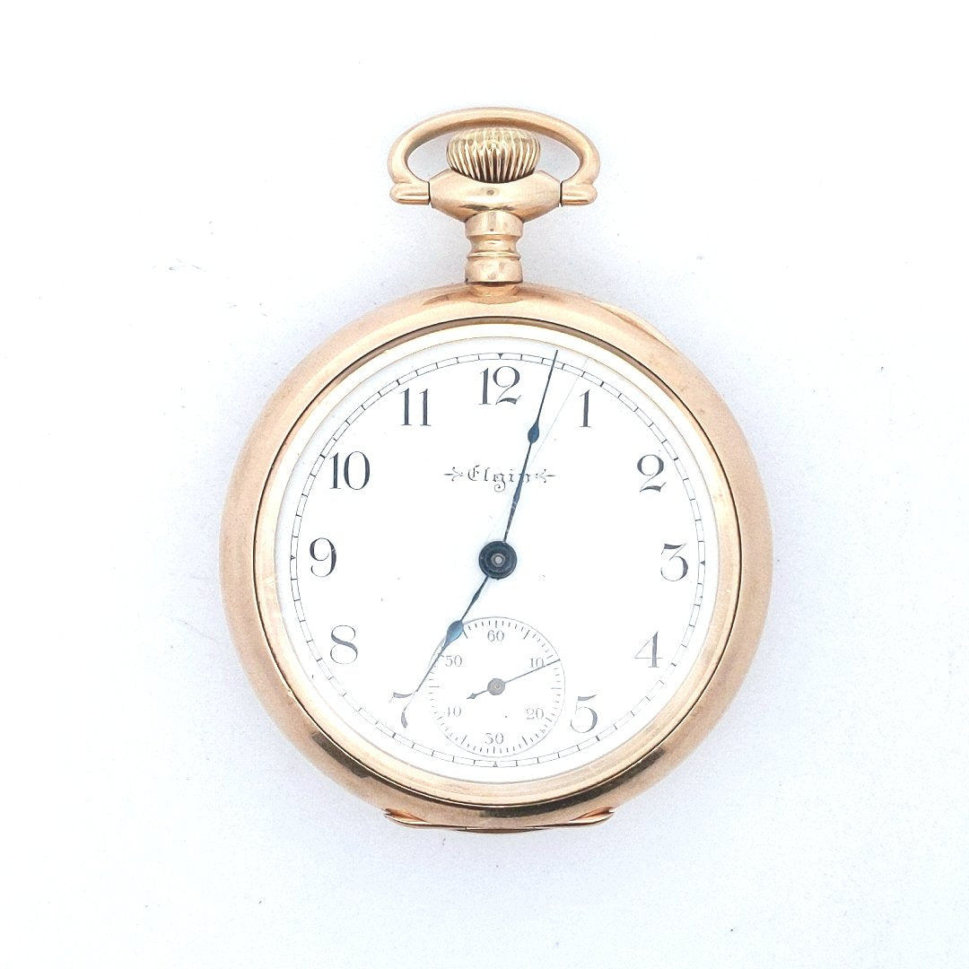 Gold Filled Elgin Monogramed Pocket Watch