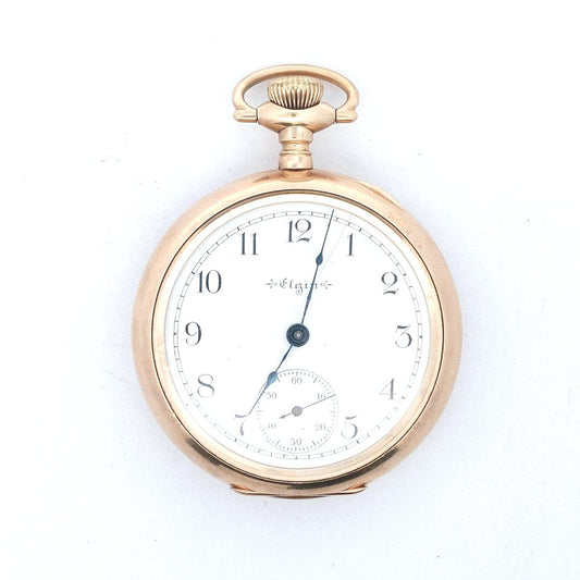 Gold Filled Elgin Monogramed Pocket Watch