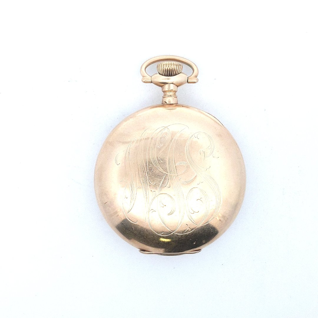 Gold Filled Elgin Monogramed Pocket Watch