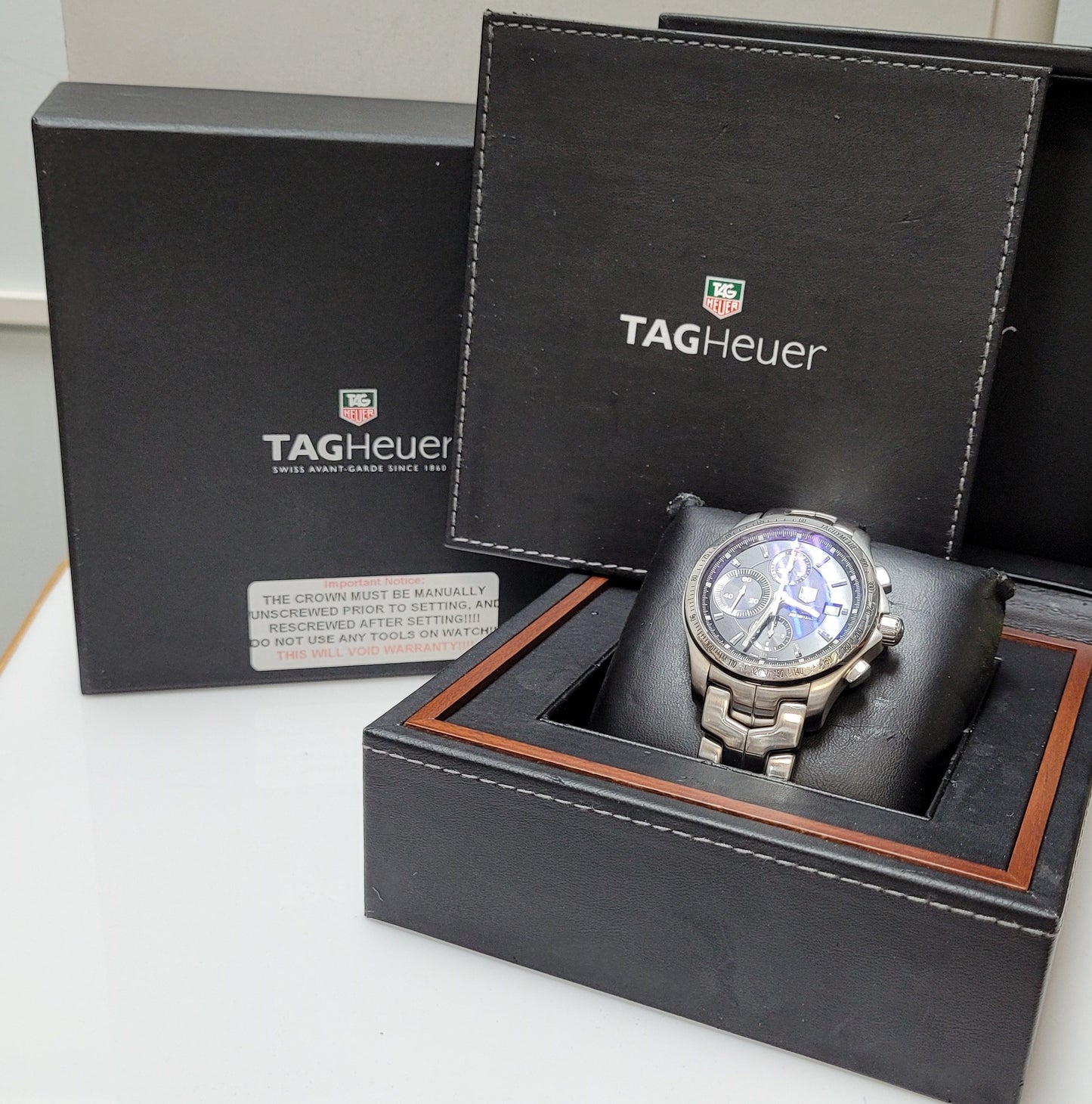 Tag Heuer CJF2110-0 Steel Chronograph Automatic Watch