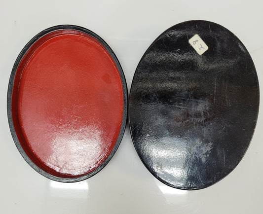 Vintage "Gogol Portrait" Russian Lacquerware Box