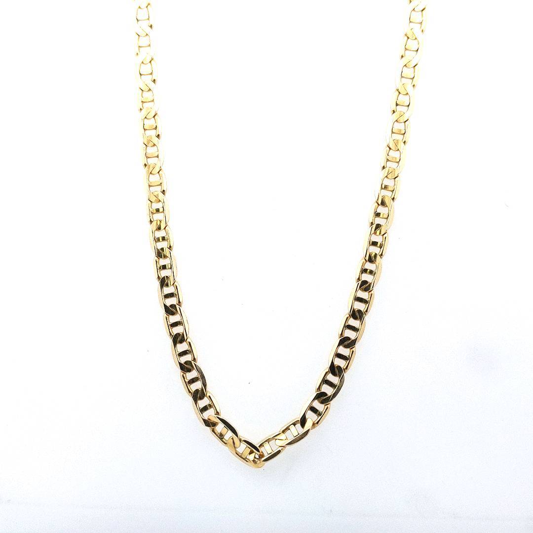 Estate $2000 14k Yellow Gold 20" Anchor Link Chain